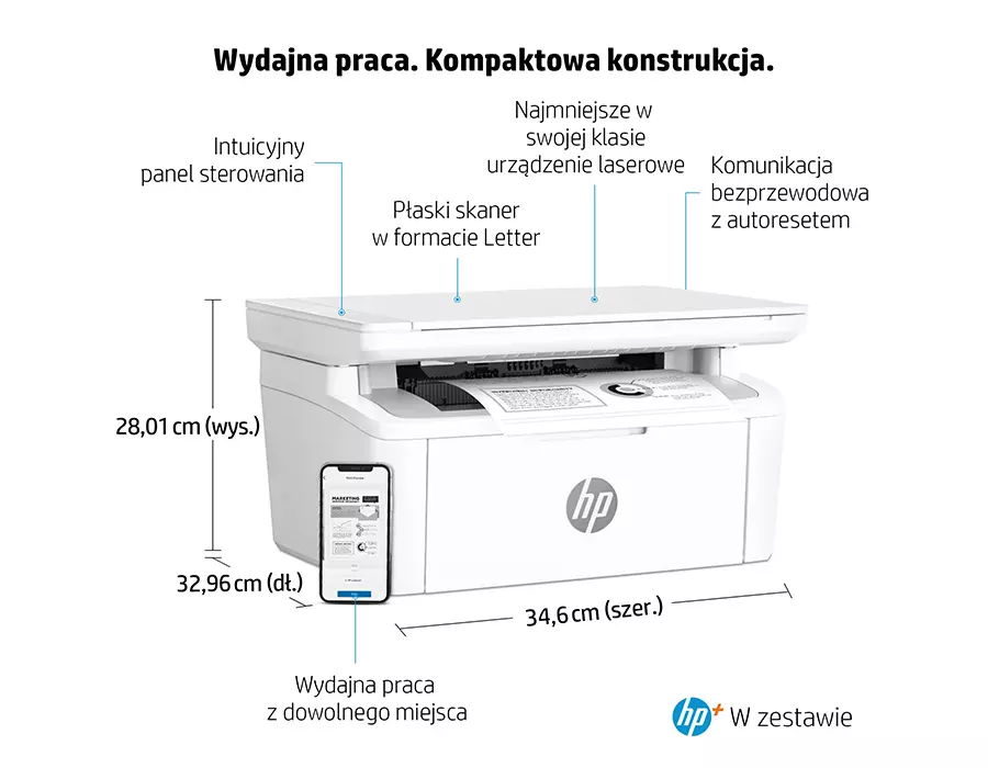 Urządzenie wielofunkcyjne HP LaserJet M140we